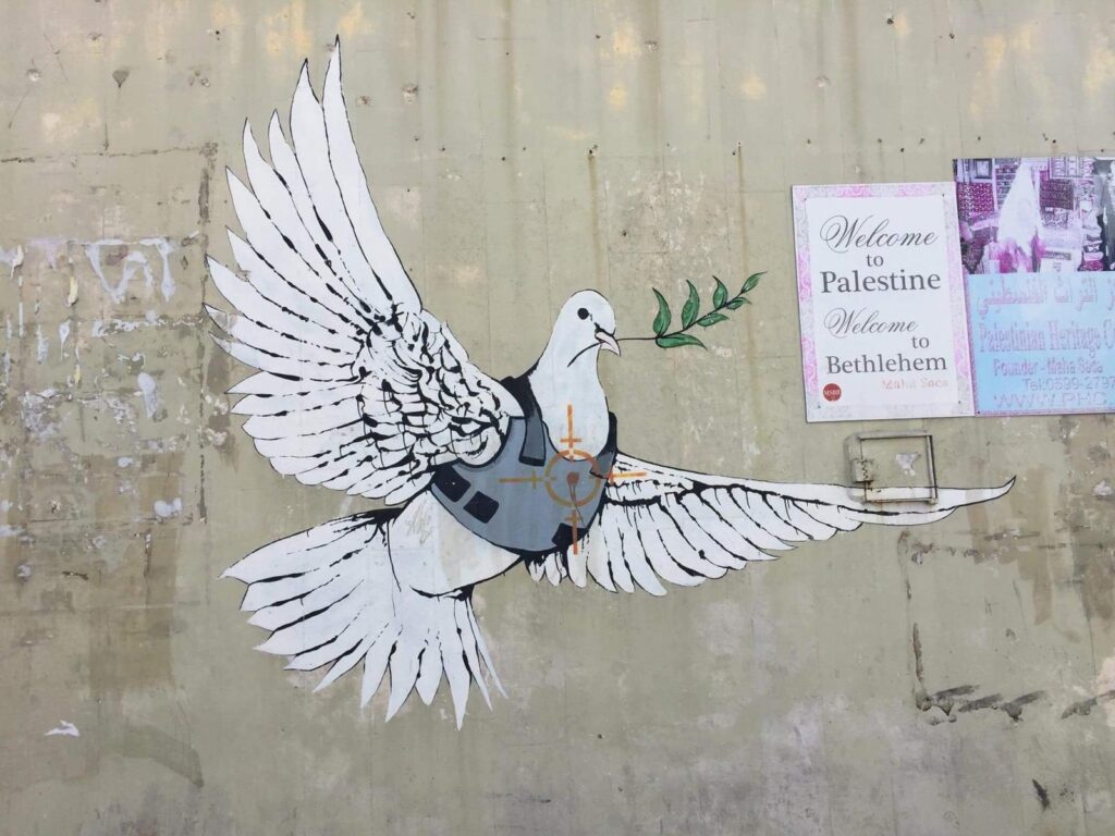 Tajemniczy Banksy w Betlejem